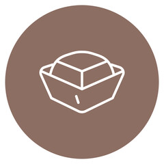 Gold Ingot icon vector image. Can be used for Luxury.