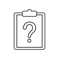 question. to ask questions. icons. look for answers to questions. frequently asked questions. icon with questions. banner. advertisement. black lines.