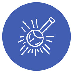 Hit icon vector image. Can be used for Volleyball.