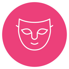 Mask icon vector image. Can be used for Volleyball.