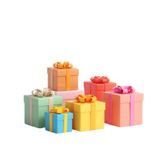 Naklejka premium Gift boxes, a memorable gift for special occasions