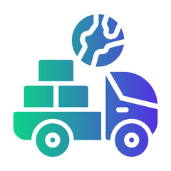 shipment Gradient icon