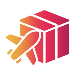 airplane Gradient icon