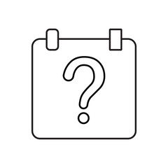 question. to ask questions. icons. look for answers to questions. frequently asked questions. icon with questions. banner. advertisement. black lines.