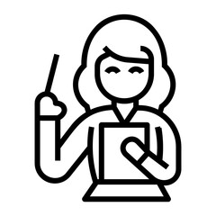 back to school Line Icon