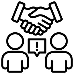 Conflict Resolution Icon