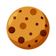 vector illustration of an orange cake