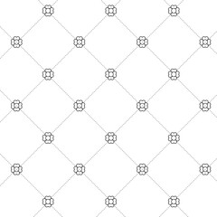 Abstract flower pattern background, Geometric seamless pattern, Geometric grid pattern
