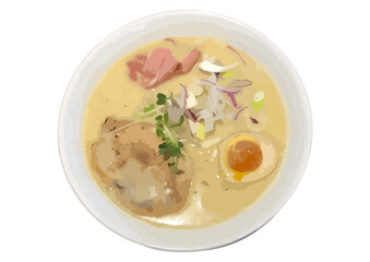 鶏白湯ラーメン