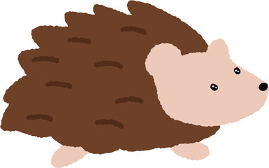 Cute vector hedgehog