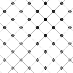 Abstract flower pattern background, Geometric seamless pattern, Geometric grid pattern