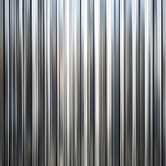 Abstract vertical metallic silver lines with subtle color variations and reflections