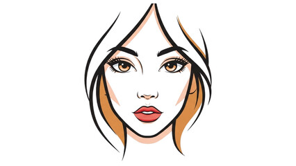 Woman Face Silhouette – Female Profile Vector Illustration Isolated on White Background AI EPS PNG JPEG