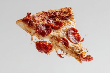 Pepperoni pizza slice