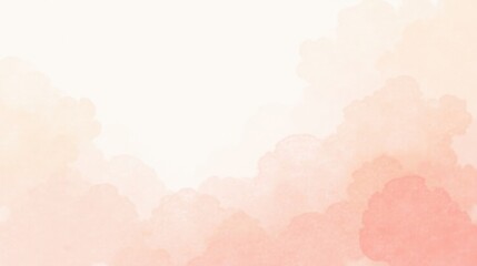 Abstract Peach and White Watercolor Background with Soft Blending of Colors Ideal for Wedding Invitations and Feminine Designs