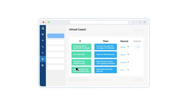 Dashboard UI/UX Digital Interface Animation