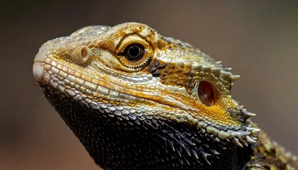 Fototapeta premium Close-up lizard head