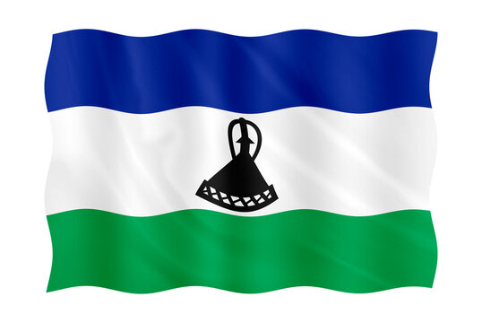 Digital composite. 

Flag of Lesotho
On October 3rd Lesotho celebrates its Independence Day. 

Lesothan