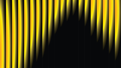 Abstract yellow and black background vector illustration with lines and pattern design