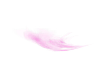 Smooth Pink Wind Wave. Light Air Stream Flow Overlay for Clean Air Design and Natural Ventilation