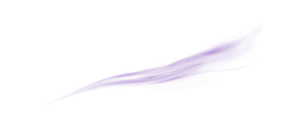 Smooth Purple Wind Wave. Light Air Stream Flow Overlay for Clean Air Design and Natural Ventilation