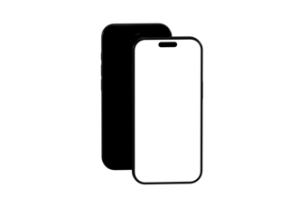 High-quality mockup of a smartphone screen protector. Perfect for showcasing your designs or apps.