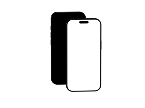 High-quality mockup of a smartphone screen protector. Perfect for showcasing your designs or apps.