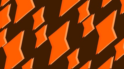 vintage pattern geometric with orange brown background