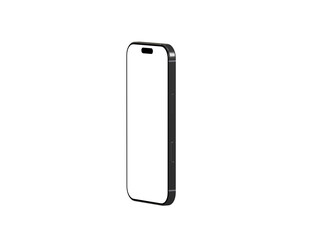 High-quality photo of a black smartphone in side view. Perfect for app presentations, technology websites, and mobile device mockups. Clean, simple background.