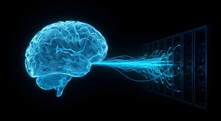 Digital Mind Processing Vast Data Streams Advanced Artificial Intelligence and Cognitive Computing Solutions Driving Innovation