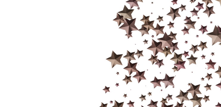 Download this free abstract background image featuring brown stars on a white backdrop. Perfect for websites, presentati