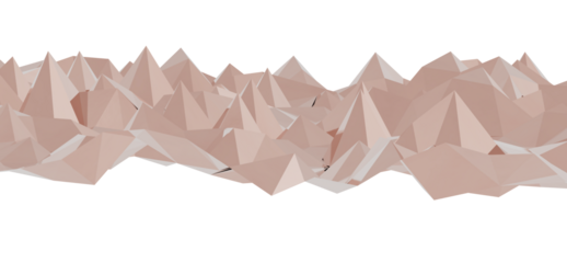 Stunning abstract landscape image featuring a low poly mountain range. Perfect for backgrounds, website headers, and design projects.
