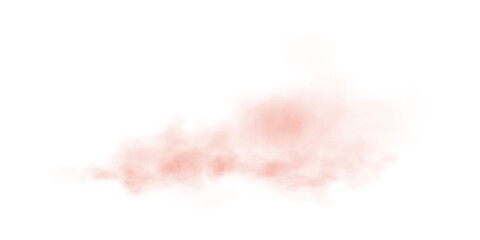Light Red Smoke PNG Transparent Cloud Effect with Soft Mist and Vapor Texture