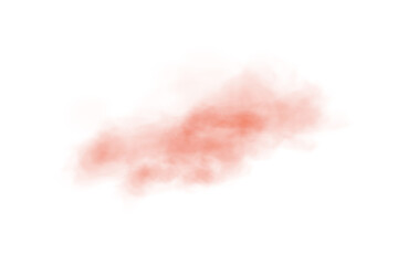 Fototapeta premium Light Red Smoke PNG Transparent Cloud Effect with Soft Mist and Vapor Texture