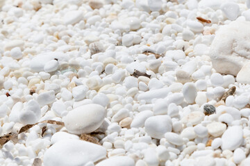 Marble stones background, Thassos Island, Greece