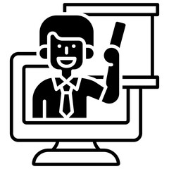 Obraz premium Remote Classrooms Icon