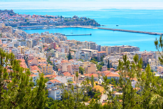 Old city in Kavala, Greece