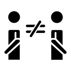 difference Solid icon