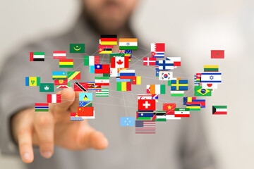 International business, global network, worldwide connection, collaboration, teamwork, unity, diversity, communication, technology, i