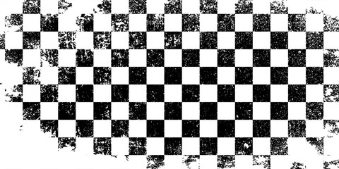 Racing flag sport background horizontal grunge checkered pattern vector design with empty space © ANDRI