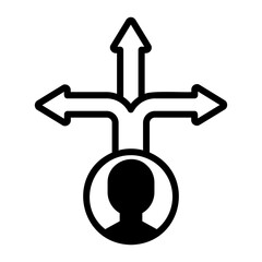 difference Line Icon