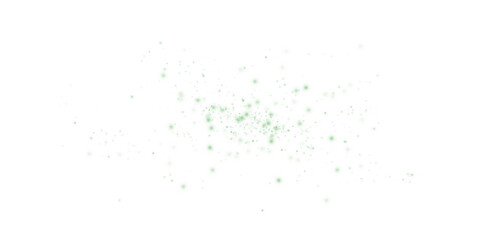 Shimmering Green Abstract Stars and Light Overlay with Glowing Particles and Glistening Shine for Luxury Backgrounds