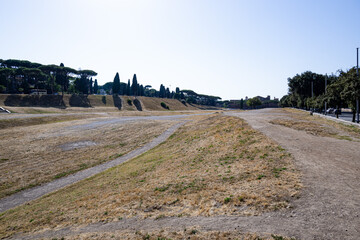 View of the Circus Maximus in Rome