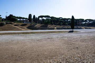 View of the Circus Maximus in Rome