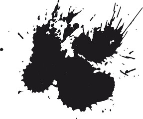 abstract Ink Splatter Texture Collection