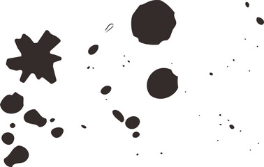 abstract Ink Splatter Texture Collection