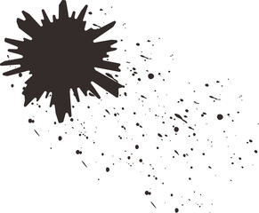 abstract Ink Splatter Texture Collection