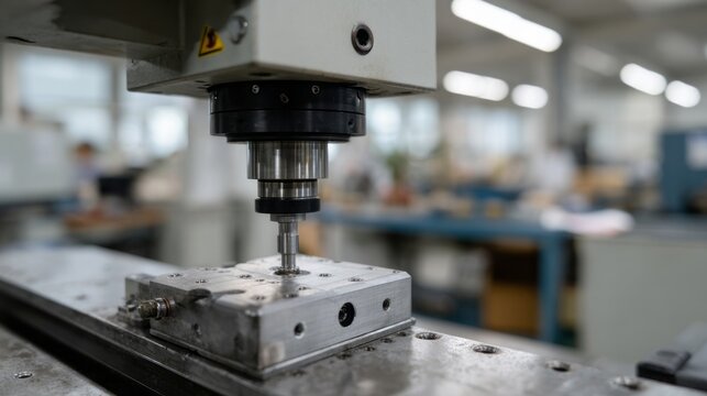 Industrial symphony of precision, metal whispering secrets, steely ballet, Tech Innovator Day, CNC Machining Festival marvel