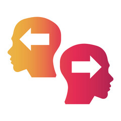 difference Gradient icon