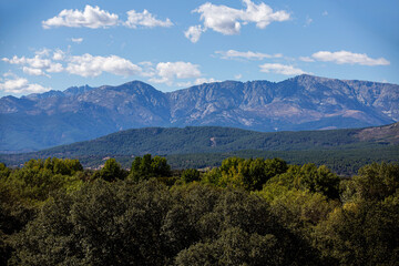 Vistas de la sierra y el valle